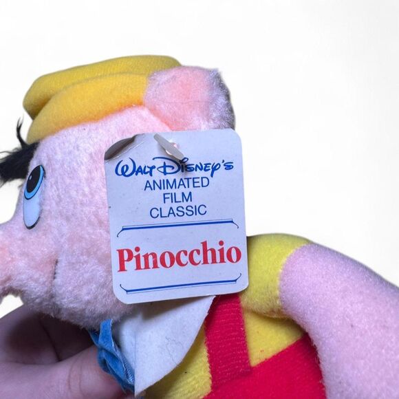Vtg Walt Disney Animated Film Classic Pinocchio Plush Stuffed Doll - Picture 4 of 5